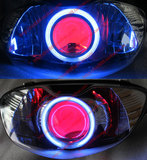 超人海王星双光透镜天使恶魔眼摩托车改装件Q5大灯总成