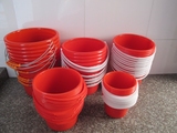 塑料喜蛋桶玩具收纳桶带盖欧式水桶 小红桶 调油漆桶 美工桶 批发