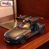 奔驰s级模型美驰图maisto1:18 奔驰SLS车模 金属跑车合金汽车模型