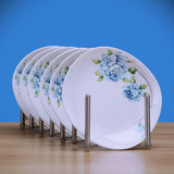 暗香批发盘子陶瓷家用创意个性长方形饺子盘酒店餐具水果方盘菜盘