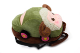 毛绒双肩背包幼儿园儿童书包小动物汽车造型背包毛绒玩具包小猴子