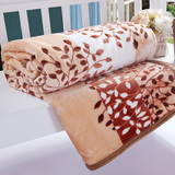 卧欣毛毯 法兰绒毯子 加厚单双人珊瑚绒毯床单 春秋午休盖毯