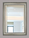 美式雕花化妆镜壁挂梳妆镜欧式复古浴室镜客厅挂镜简约美容镜子