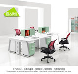 欧亚简约办公家具组合屏风卡位4人位办公桌电脑椅职员办公桌佛山
