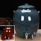 【六折秒杀】紫砂水缸陶瓷饮水机净水器粗陶缸带龙头陶瓷储水罐