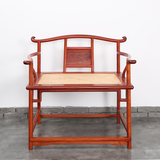 苏作红木家具 红酸枝木禅椅 打坐椅 软屉 整装成人明式古典家具