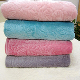 超柔短毛绒床垫床单绗缝被 保暖秋冬加厚法兰绒可做床盖加厚绒毯