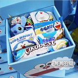 机器猫多哆啦A梦韩国进口零食大礼包 一箱组合套餐送女友生日礼物