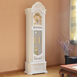 客厅欧式白色落地钟实木机械中式古典风格立钟豪华大气大座钟包邮