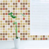韩国自粘墙纸马赛克加厚浴室卫生间防水贴纸厨房防油贴纸瓷砖WP