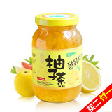 【天猫超市】韩国kj蜂蜜柚子茶405g 冲饮柚子果味茶 罐头水果茶