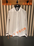 GXG男装 2015冬季专柜代购 男士白色简约系列衬衫#54103001