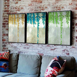 抽象装饰画 现代简约客厅挂画 沙发背景墙画美国设计师东南亚风格
