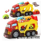 韩国代购儿童玩具正品可爱香肠猴幼儿园男孩宝宝装载运输车小汽车