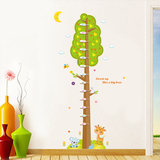 卡通量身高树墙贴画教室布置儿童房身高贴宝宝量身高尺可移除贴纸
