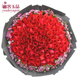 99朵红玫瑰花束杭州鲜花速递北京成都武汉上海南京广州重庆送花店