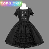 十八世纪、Sweet洛丽塔Lolita复古欧洲宫廷洋装纯棉连衣裙定制