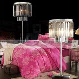 落地台灯水晶台灯美式简约时尚卧室床头灯餐厅客厅水晶灯饰欧式灯
