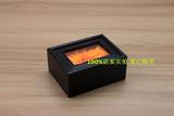 黑檀透明玻璃橄榄盒/橄榄核专用盒*红木抽盖首饰盒饰品盒 收藏盒
