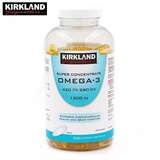 加拿大直邮Kirkland浓缩Omega-3深海鱼油软胶囊300粒 进口中老年