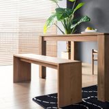 北欧原木 榉木 白橡 创意时尚设计 进口实木长凳 板凳 餐凳