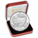 英国马恩岛猫系列(6)1993年缅因猫银币