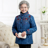 女老人中年妈妈装老太太棉袄棉衣厚短装中老年棉服装短款冬装外套