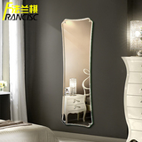 简约现代中式全身镜无框镜子穿衣镜挂墙镜试衣镜壁挂长方形墙壁镜