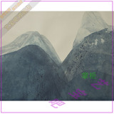 A0142--L.P作品-绘画艺术/山脉/意境/室内软装设计装饰画挂画素材