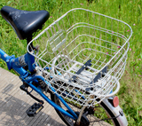自行车后置车篮 自行车后车篮 货架车篮 自行车车篮 车筐可放书包