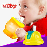 美国nuby努比 双用学饮杯 吸管杯  宝宝鸭嘴杯训练杯 婴儿水杯