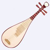 件指甲教材弦民族弹拨乐器专业演奏红木贝雕成人考级琵琶乐器赠配