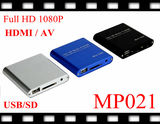 捷达 MINI高清硬盘播放机便携自动播放 hdmi1080p视频USB播放器