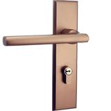 木门青古铜双锁舌通用型锁室内门白色红古铜黑色带钥匙铜机械门锁