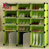 简易鞋柜防尘收纳创意宿舍简约现代组装小型家用折叠塑料多层鞋架