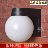 包邮 户外防水LED圆球壁灯 室外阳台过道楼梯卫生间浴室卧室壁灯