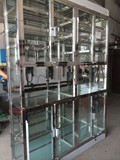 上海厂家定制不锈钢玻璃酒柜，KTV会所酒架，酒吧，饭店酒柜