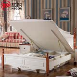 和购家具地中海床实木床1.8米双人床1.5美式高箱储物床欧式床B202