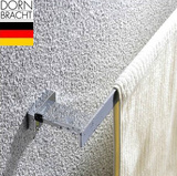 德国当代 G系列 毛巾单杆毛巾架实心全铜镀铬毛巾杆 浴室挂件