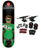 美国代购 滑板ALMOST X DC漫画滑板 AMRANI绿灯侠黑色8.25