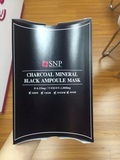 香港代购韩国SNP钻石竹炭燕窝黑珍珠美白补水滋养修护清洁面膜