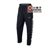 全新正品 Nike Elite Stripe男子黑白精英加绒篮球长裤645090-010