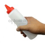 汽车美容工具挤压式液体分装瓶喷瓶分蜡瓶 蜡罐红嘴分流瓶250ml