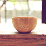 日式儿童小木碗宝宝米饭碗创意可爱面碗汤碗沙拉碗甜品碗餐具套装