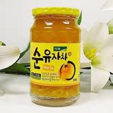 韩国进口柚子茶 kj蜂蜜柚子茶 玻璃瓶装560gX20瓶/箱 批发