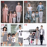 影楼新款亲子装 16儿童拍照服装 时尚韩版全家福主题摄影拍照服装