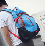 青年书包男时尚潮流 校园运动双肩包女韩版防泼水户外背包旅行包