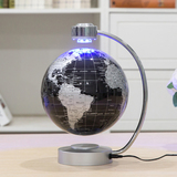 教学磁悬浮地球仪8寸发光自转大号创意生日工艺礼品摆件儿童玩具
