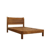 实木床 简约现代仿古原木单人床 新中式风格家具儿童床12QY110
