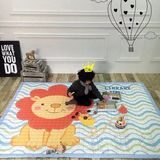 韩国korea卡通全棉儿童游戏垫宝宝爬行垫地毯客厅地垫折叠防滑